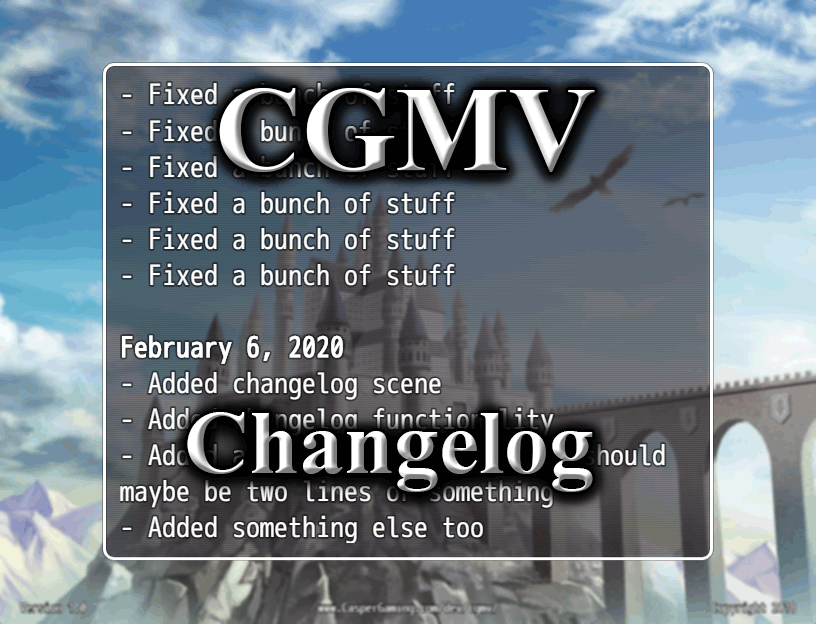 Changelog