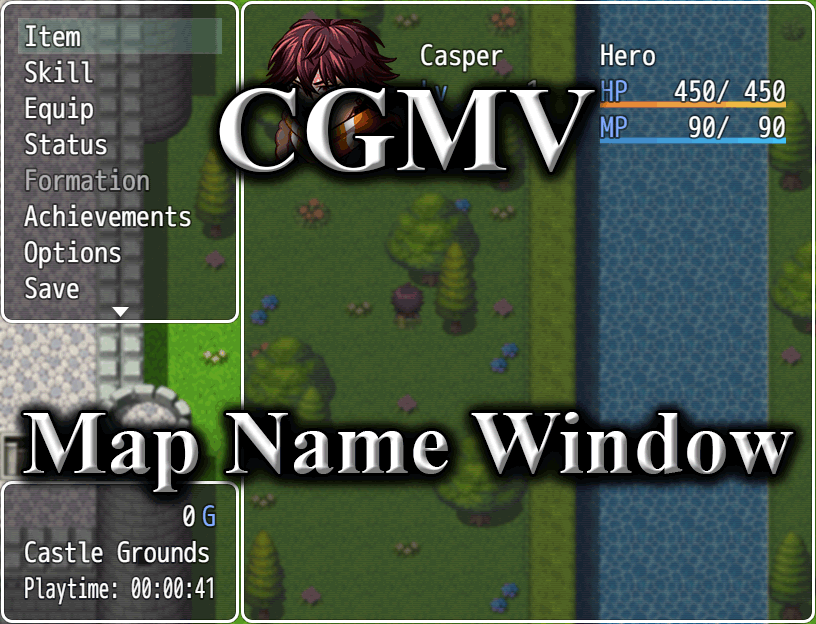 Menu Map Name Window