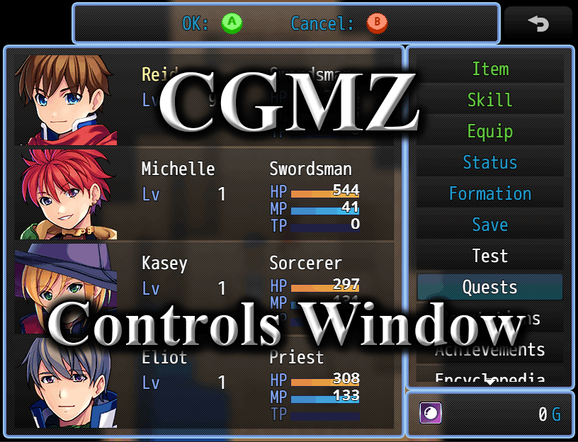 Controls Window