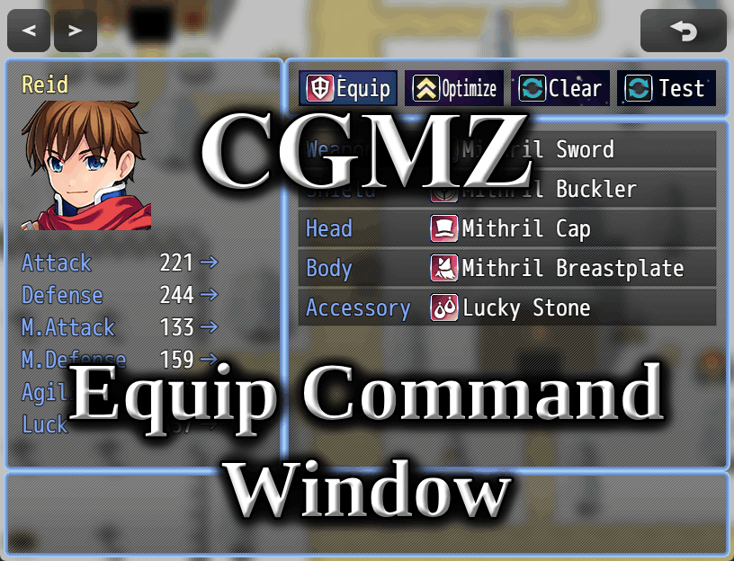 Equip Command Window