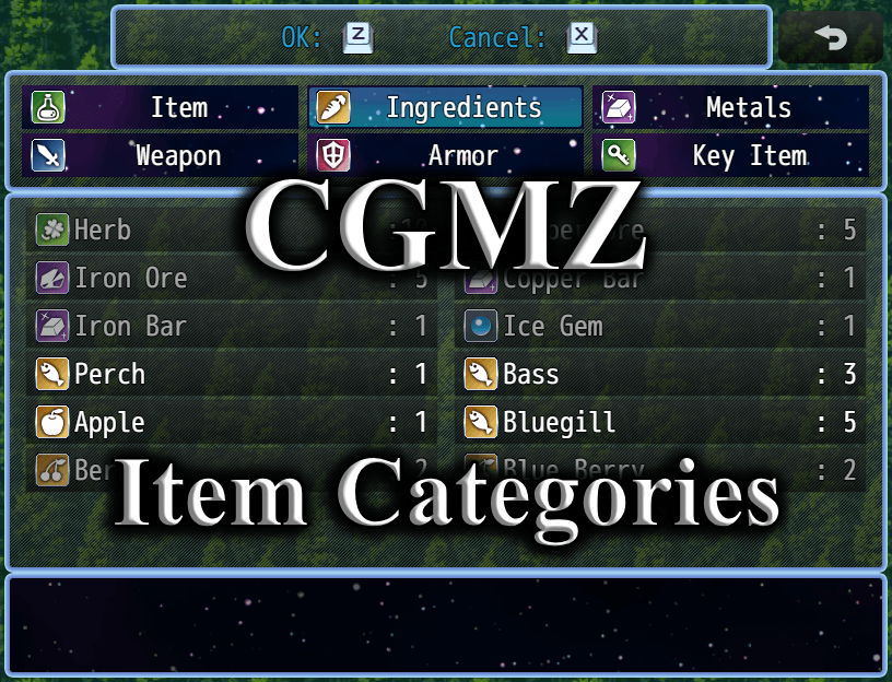 Item Categories