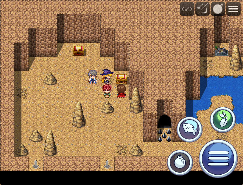 The player with some clickable pictures for ui