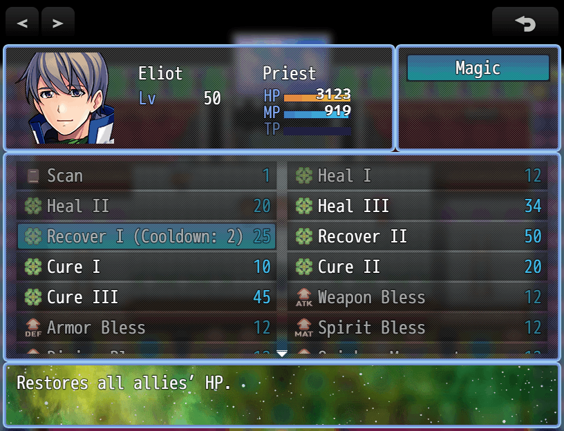 A cooldown on the map