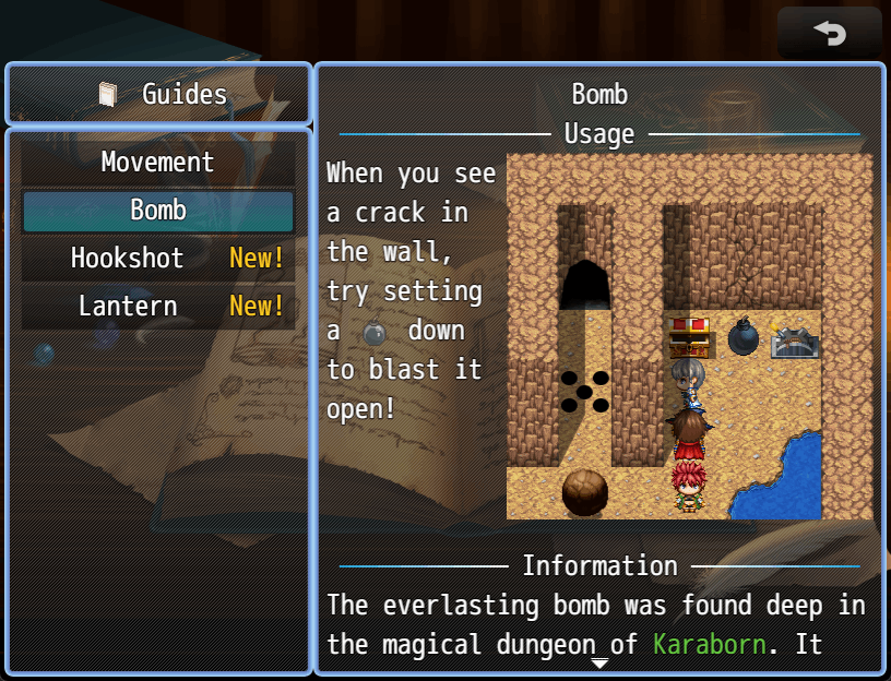 A manual entry with text alongside images