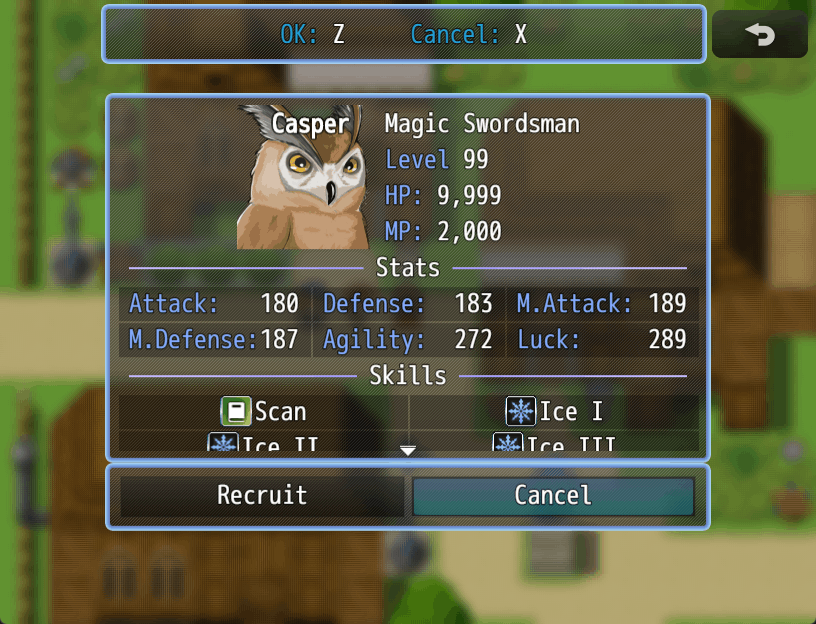 Full actor info during the recruit process