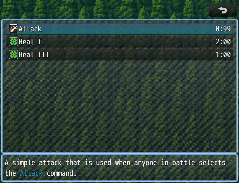 The skill level scene