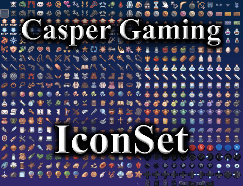 Casper Gaming Icon Set