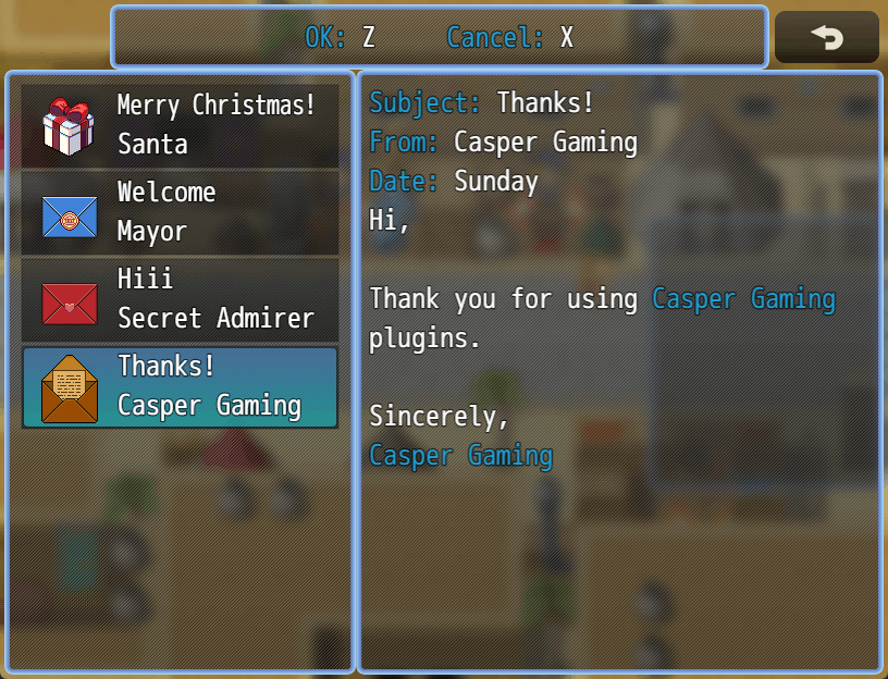 Some unopened and opened letters in the [CGMZ] Mailbox