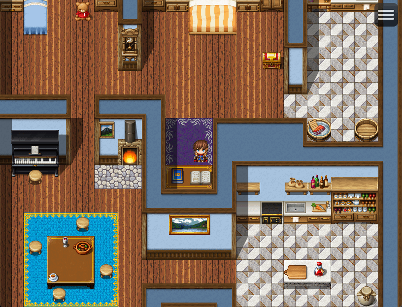 The second house interior