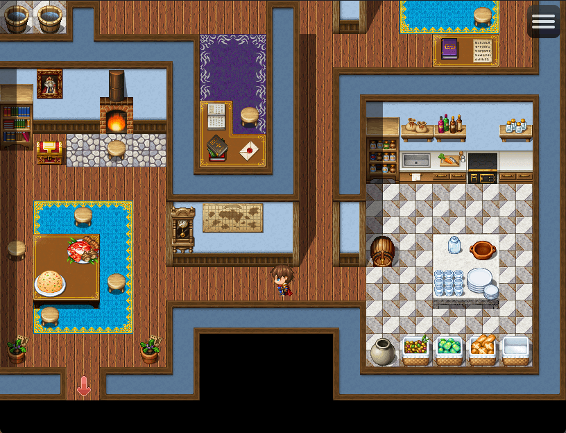 The fifth house interior