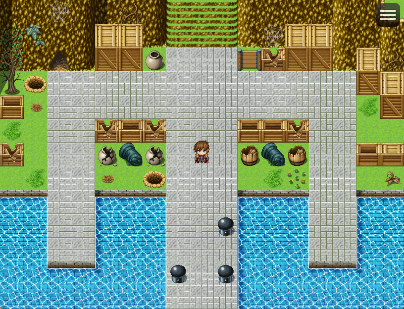 Docks in ruin at Verence